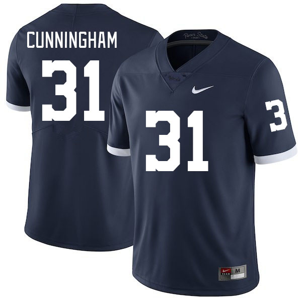 Men #31 Logan Cunningham Penn State Nittany Lions College Football Jerseys Stitched-Retro